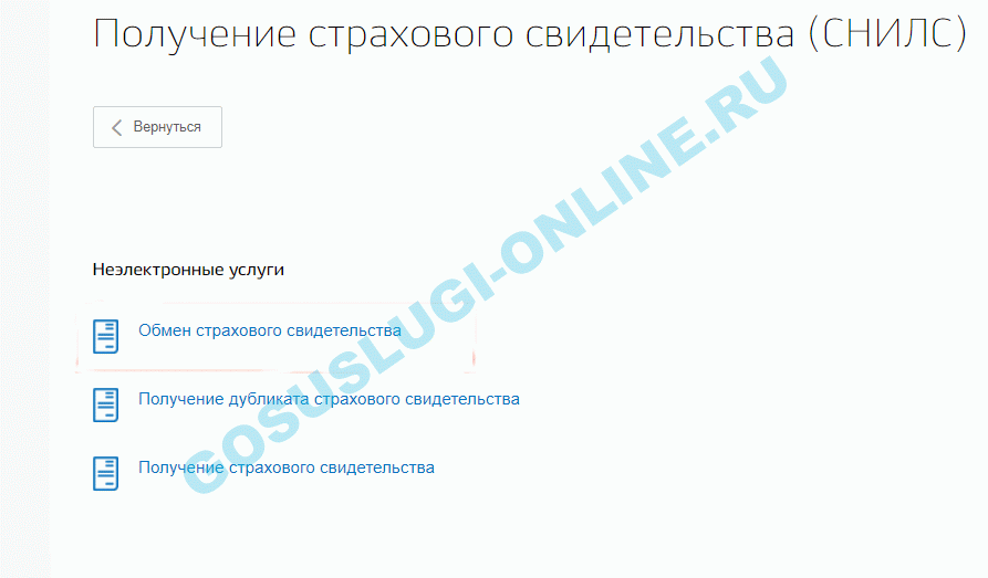 Смена снилс при смене фамилии через госуслуги